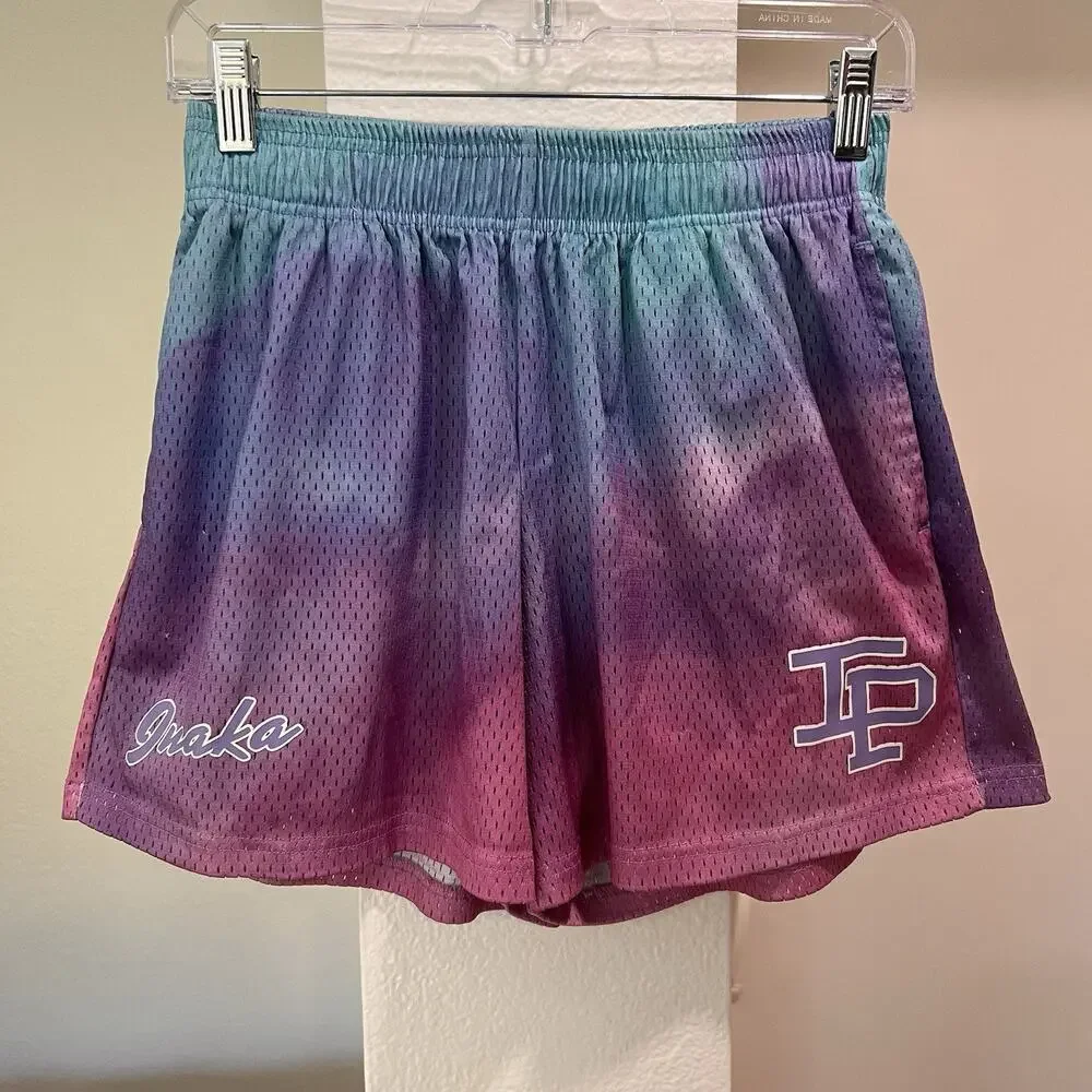 Inaka Power Shorts (S) 25” Pink Purple Tie Dye Pockets Unisex
